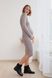 Сиреневое мягкое платье для беременных из плотного материала с натуральной шерстью