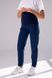 Комфортные и стильные джинсы для беременных с высокой спинкой Mom Jeans темно-синие