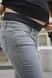 Стильні джинси прямого силуету для вагітних сірі завужені до низу
