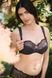 Бюстгальтер для кормления с тонкими кружевными чашками, на косточках Черный, 80J, (001 5098)