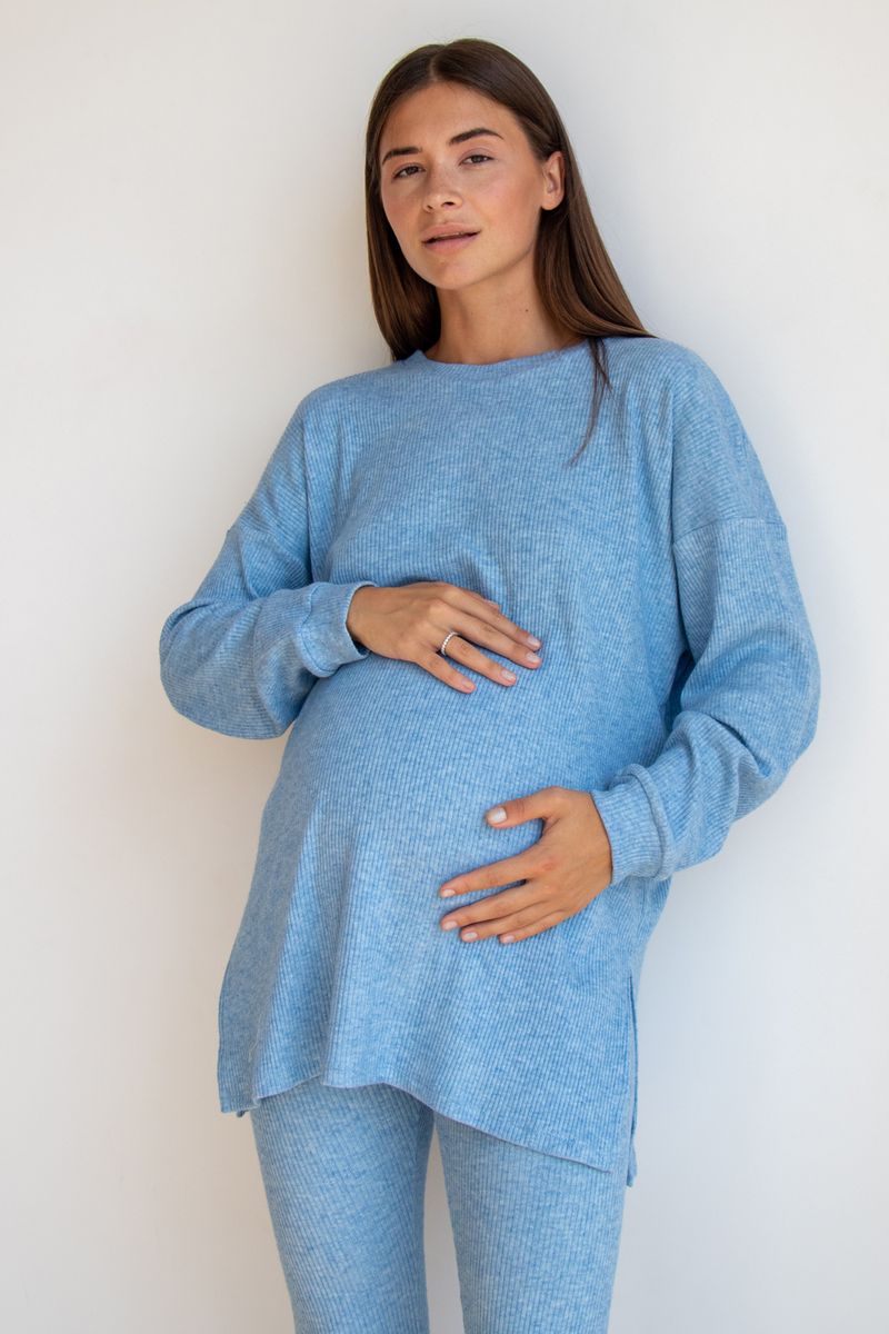 Костюм: джемпер oversize и лосины для беременных и кормящих мам "To Be"