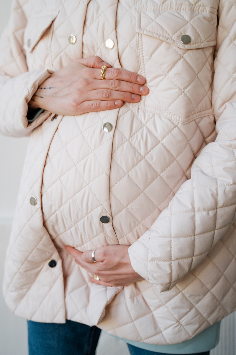 Куртка для вагітних, майбутніх мам "To Be" 980274, молочний 46