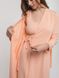 Ніжний персиковий халат для вагітних та годуючих матусь