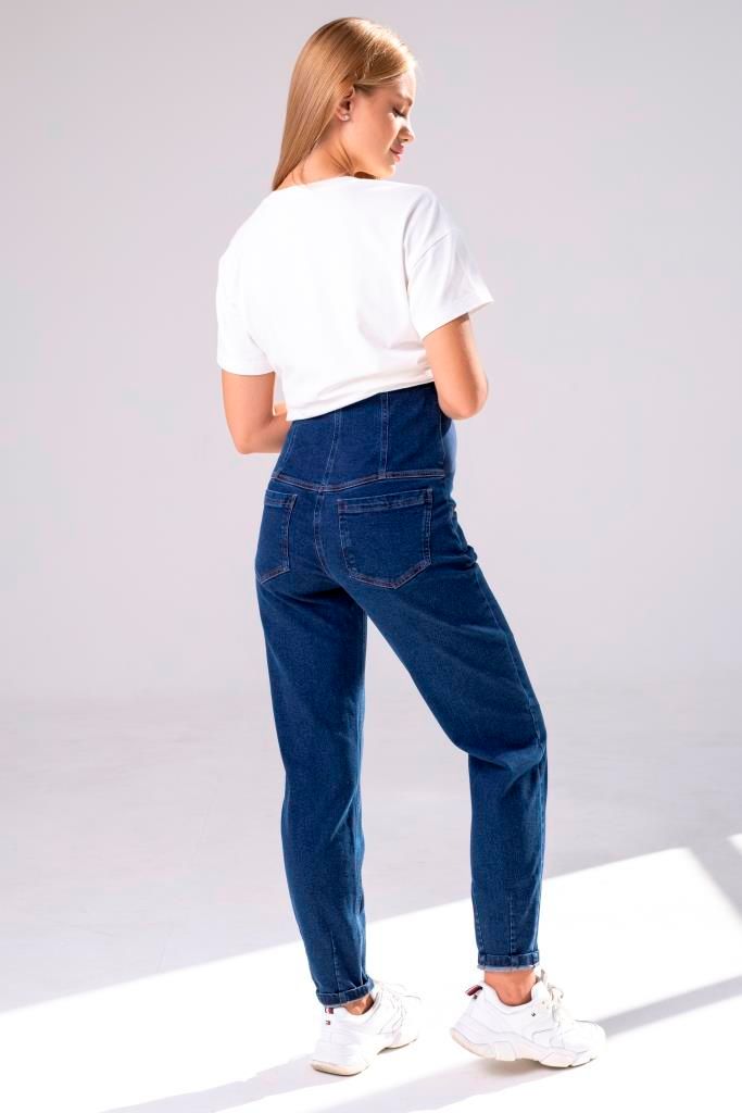 Комфортные и стильные джинсы для беременных с высокой спинкой Mom Jeans