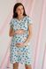 Ніжна бавовняна сукня для вагітних і годуючих сіро-синя з секретом годування