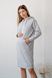 Платье-худи на флисе для беременных и кормящих мам "To Be"
