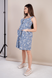 Літній легкий бавовняний сарафан для вагітних, майбутніх мам синій