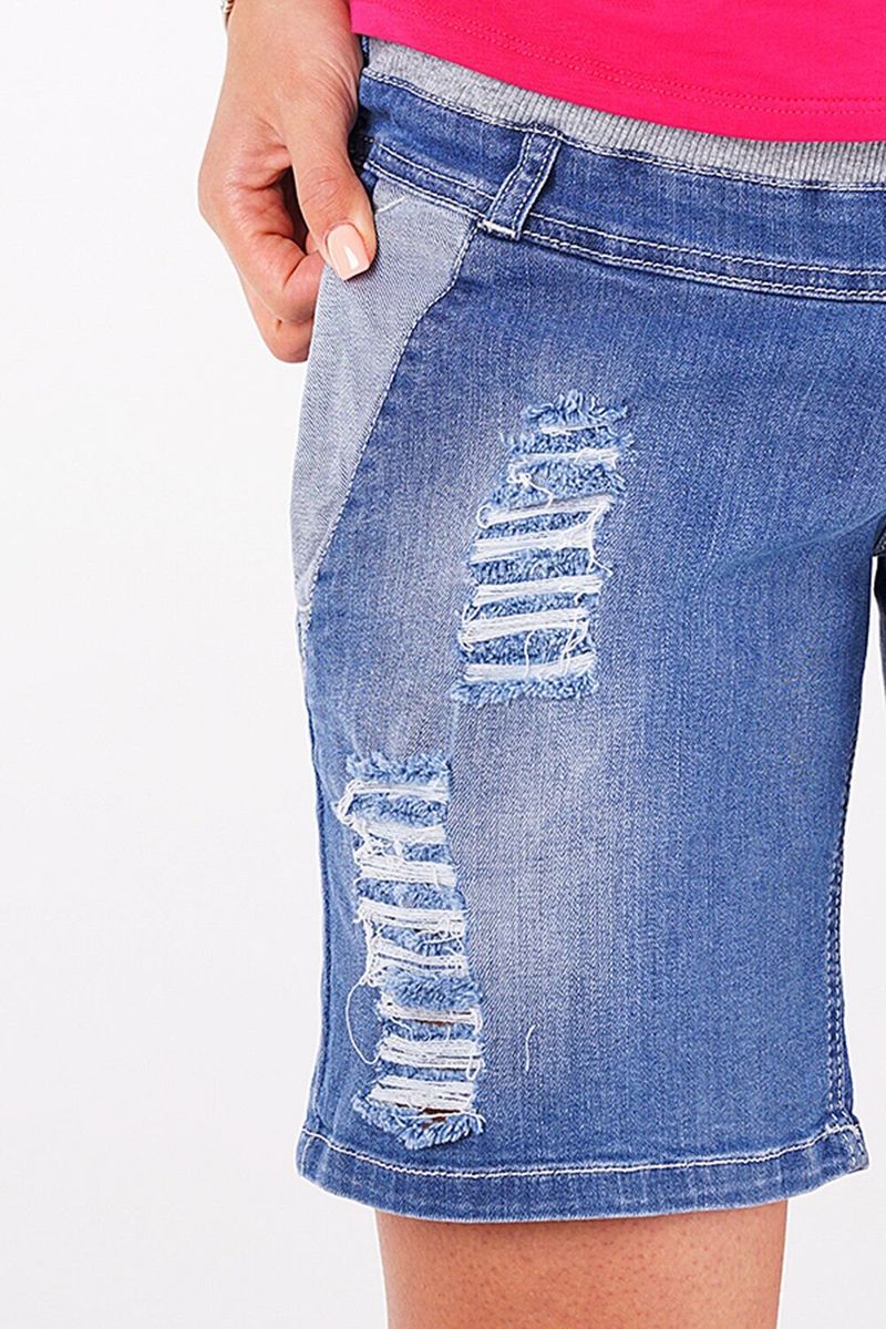 Шорты джинсовые для беременных, будущих мам "To Be"