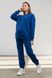 Теплый синий спортивный костюм для беременных и кормящих