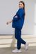 Теплый синий спортивный костюм для беременных и кормящих