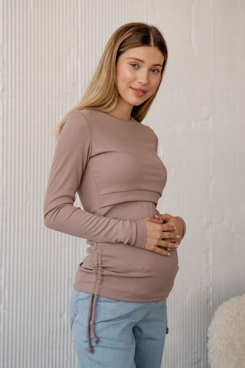 Джемпер для беременных и кормящих мам