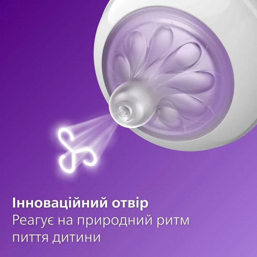 Бутылочка для кормления Philips AVENT Natural Природный поток, 125 мл.