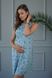 Сдержанное платье для беременных и кормящих с секретом кормления зеленое цветочное