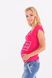 Малинова футболка для вагітних, майбутніх мам вільного силуету