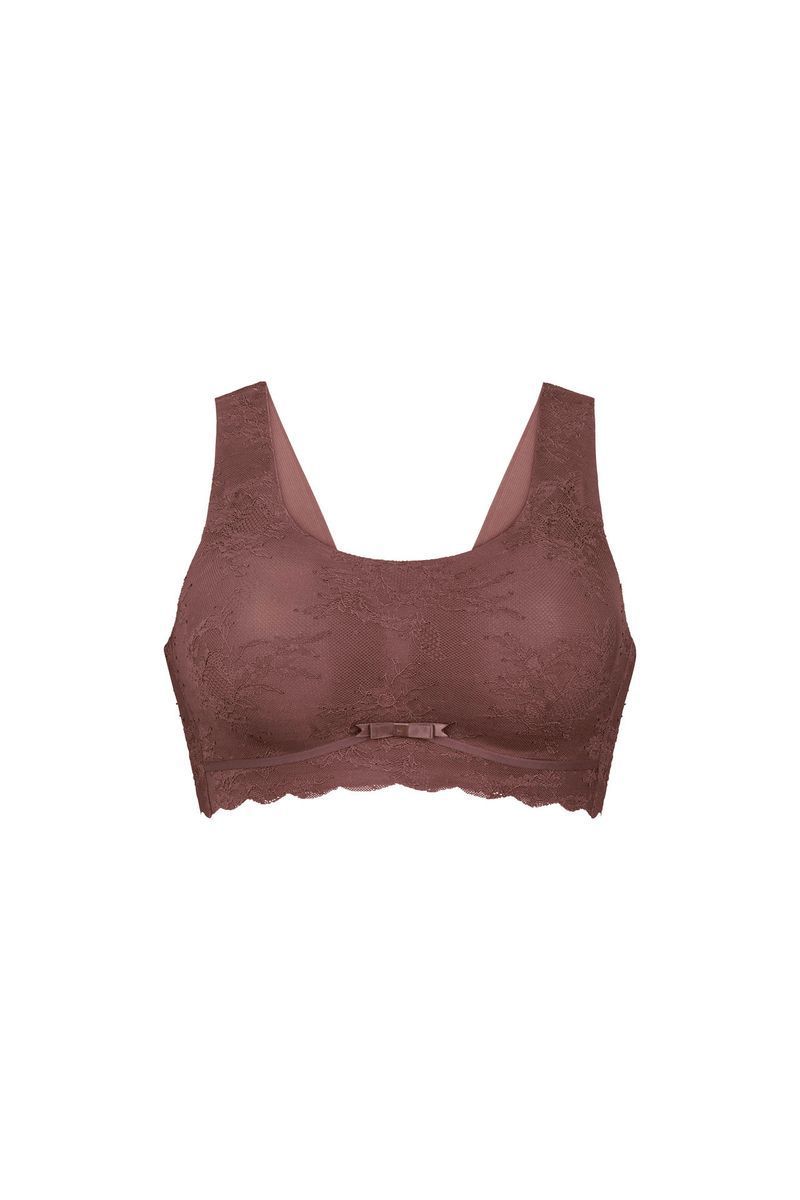 Мереживний бюстгальтер-топ Anita "ESSENTIALS LACE" L Ягідний (769 5400)